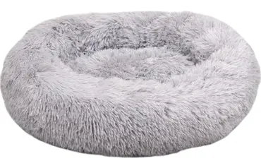 Mand krems rond 50cm lichtgrijs - afbeelding 1