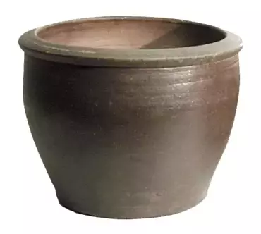 MEGA COLLECTIONS Pot d18h15cm donker bruin