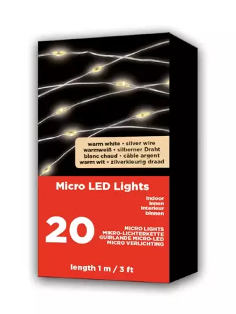 Micro led Batterij strengverlichting 95cm - 20 - afbeelding 4
