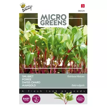 Microgreens, Snijbiet Regenboogmengsel - afbeelding 1