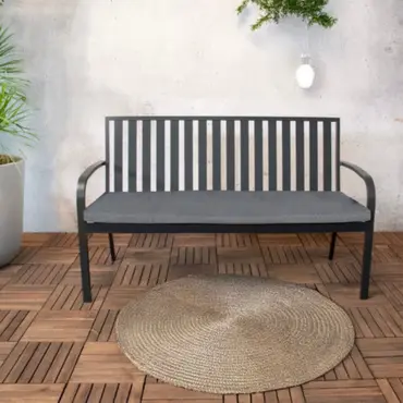 Milan 3 zitsbank Grijs - afbeelding 4