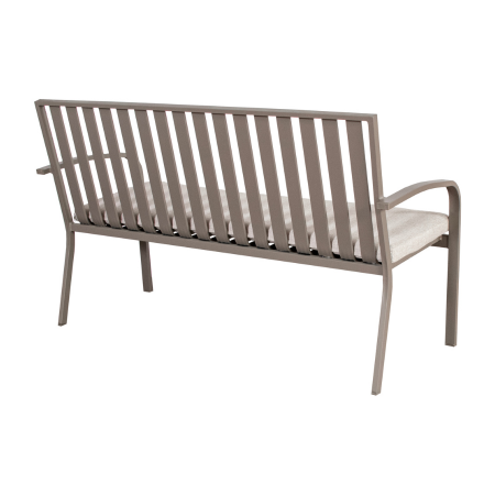 Milan 3 zitsbank Taupe - afbeelding 2