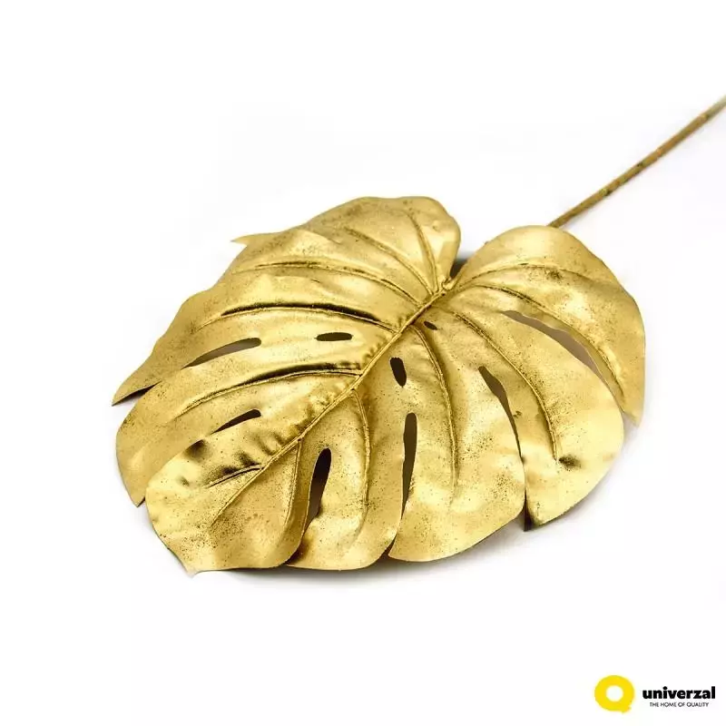 Monstera Bladtak l27b8h80 Goud