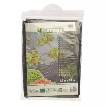 Nature Aardbeienfolie Geperforeerd - Zwart - afbeelding 3