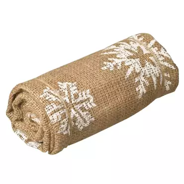 NATURE Afdekhoes jute met koord - Naturel - afbeelding 1