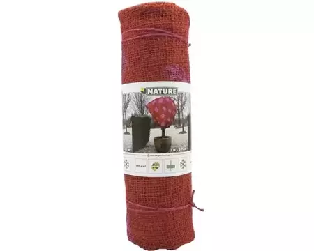 NATURE Afdekhoes jute - Rood - afbeelding 1