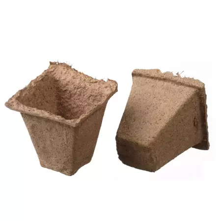 Nature Biologisch Afbreekbare potjes 6cm - 16 stuks - afbeelding 1