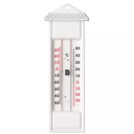 Nature Muurthermometer min-max kunststof