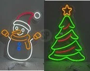 Neon figuur - assortiment - afbeelding 1