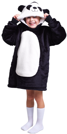 Noxxiez knuffel hoodie 3-6 jaar panda