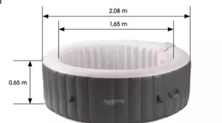 Opblaasbare jacuzzi Infinite XTRA Spa 1000 round