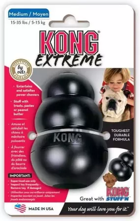 Kong Original Rubber zwart