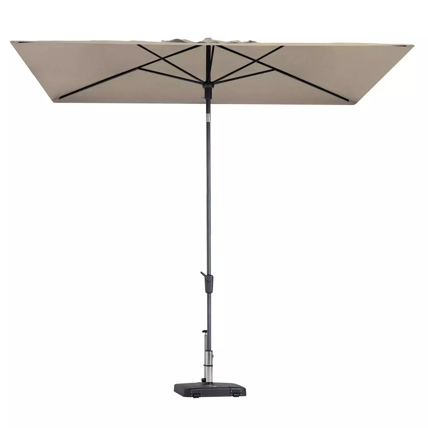 Parasol Mikros Luxe Rechthoek 200x300cm Ecru Tuincentrum