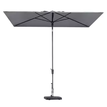 Parasol Mikros Luxe Rechthoek 200x300cm - Lichtgrijs - afbeelding 1