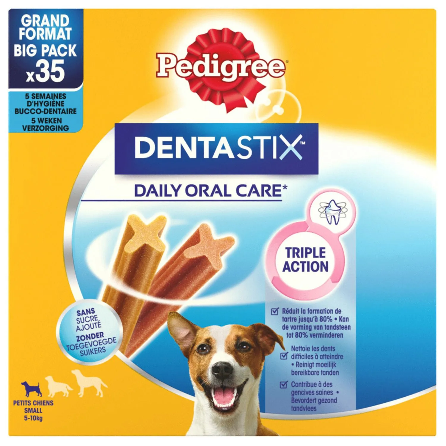 Pedigree Reuzenbotten Mini – 4 Stuks Met Rundvlees, 160 G, Voor Honden Vanaf 9 Maanden