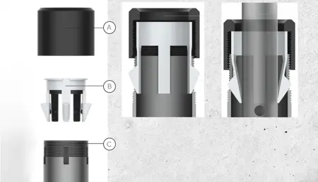 Platinum Parasolvoet met wielen | Ceramica | 40kg | Antraciet | PRE-ORDER - afbeelding 3