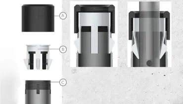 Platinum Parasolvoet met wielen | Ceramica | 40kg | Antraciet | PRE-ORDER - afbeelding 3