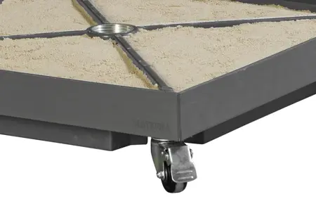 Platinum Parasolvoet met wielen | Ceramica | 40kg | Antraciet | PRE-ORDER - afbeelding 2