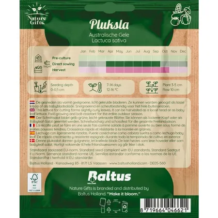 Pluksla australische gele per 9m - afbeelding 2