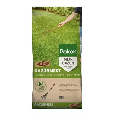 Pokon Bio Gazonmest voor 125m2 - afbeelding 1