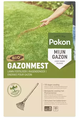 Pokon Bio Gazonmest voor 30m2 - afbeelding 1