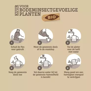 Pokon Bio kuur voor Bodeminsectgevoelige planten Concentraat 500ml - afbeelding 5