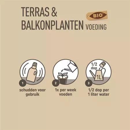 Pokon Bio terras en balkon voeding 500ml - afbeelding 5