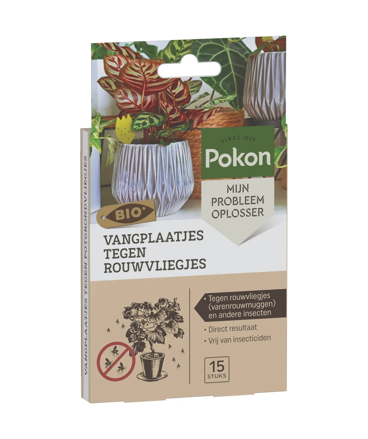 Pokon Bio Vangplaatjes Tegen Rouwvliegjes 15st