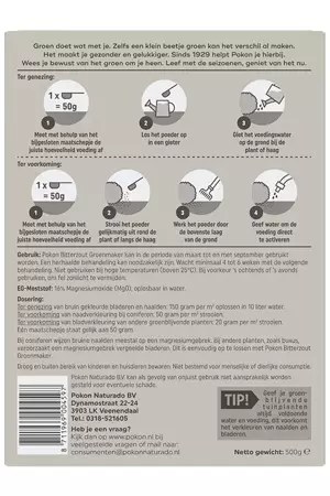 Pokon Bitterzout groenmaker 500g - afbeelding 3