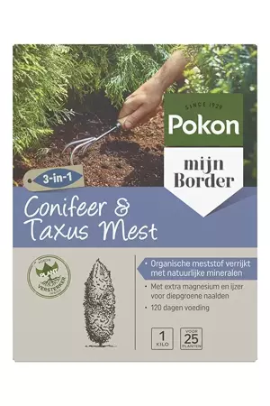 Pokon Conifeer en taxus mest 1kg - afbeelding 1