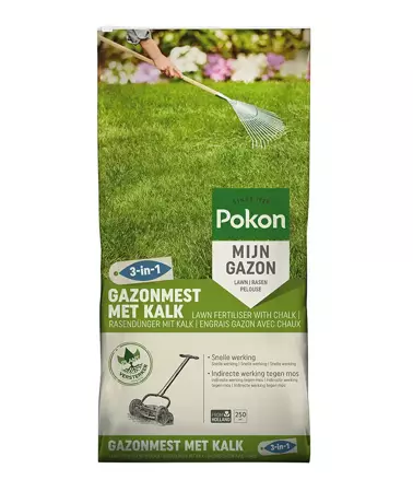 Pokon Gazonmest kalk 3-in1 / 250m2 - afbeelding 2