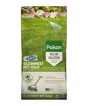 Pokon Gazonmest kalk 3-in1 / 250m2 - afbeelding 2