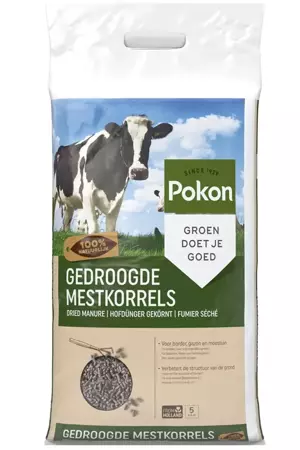 Pokon Gedroogde mestkorrel 5kg - afbeelding 1