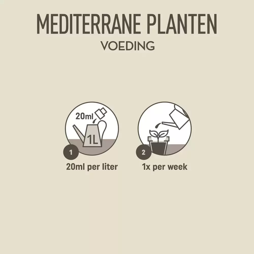 Dierentuin s nachts Verslinden Klap Pokon Mediterrane planten voeding 500ml - Top Tuincentrum