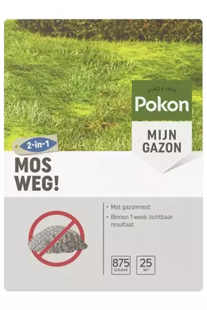 Pokon Mos weg! 25 m2 875g - afbeelding 1