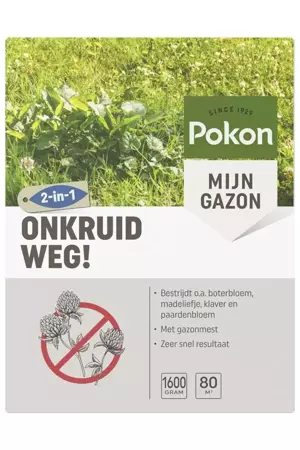 Pokon Onkruid weg 80m2 1600g - afbeelding 1