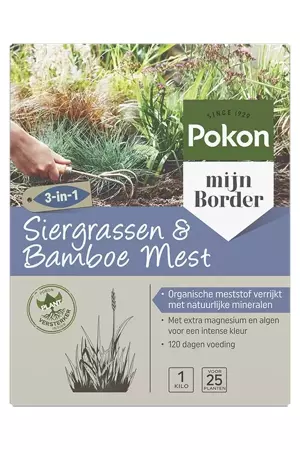 Pokon Siergrassen & bamboemest 1kg - afbeelding 1