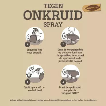 Pokon tegen onkruid spray 1l - afbeelding 5