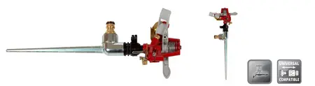 Polet sproeier roterend + statisch met metalen pin