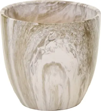 Pot egg hoog emperor d20h22 grijs