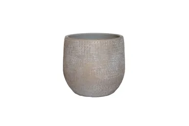 Pot kobe d24h22cm zand/beige