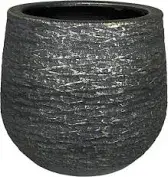 Pot lissabon d39h37cm zwart