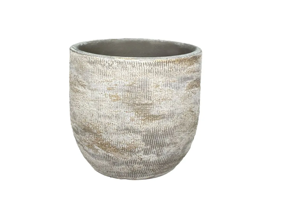 Bloempot Miami Grijs-Beige