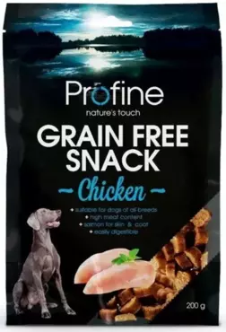 PROFINE GRAANVRIJE HONDENSNACK CHICKEN 200 GRAM