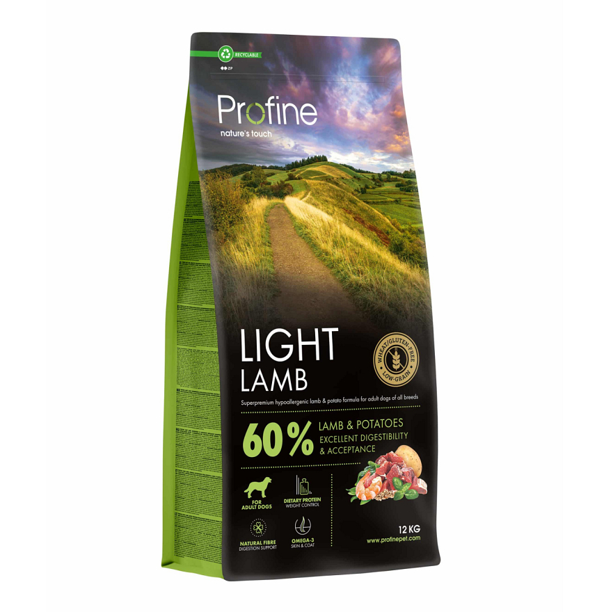 Profine Hondenvoer light lam 12kg