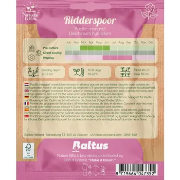 Ridderspoor pacific mengsel 40st - afbeelding 2