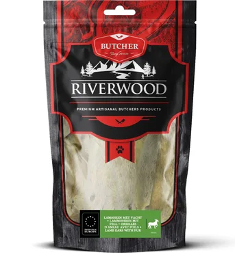 Riverwood hondensnack lam oren+vacht 100g