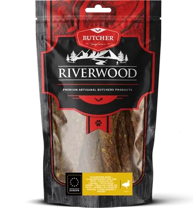 Riverwood Vleesstrips eend 150g - afbeelding 1