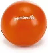 Beeztees massief rubberbal 5 cm oranje - afbeelding 1