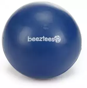 Beeztees massief rubberbal met bal 5 cm blauw